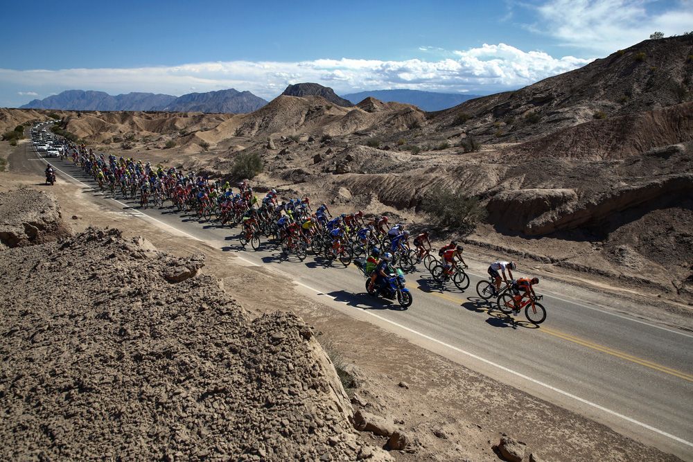 It was another hot day at the Vuelta a San Juan