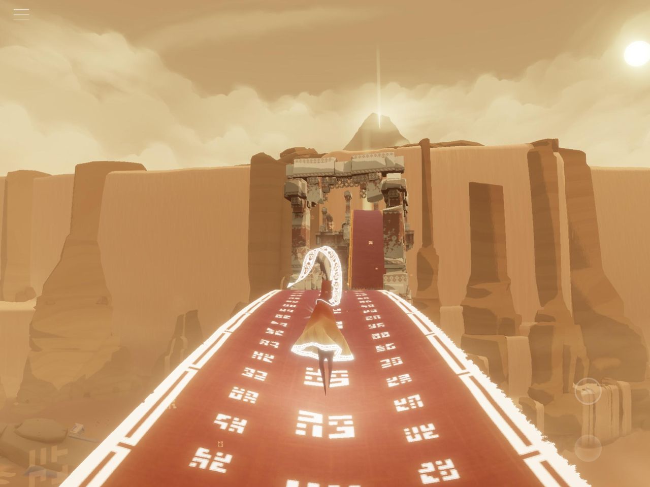 Journey traveling on cloth bridges