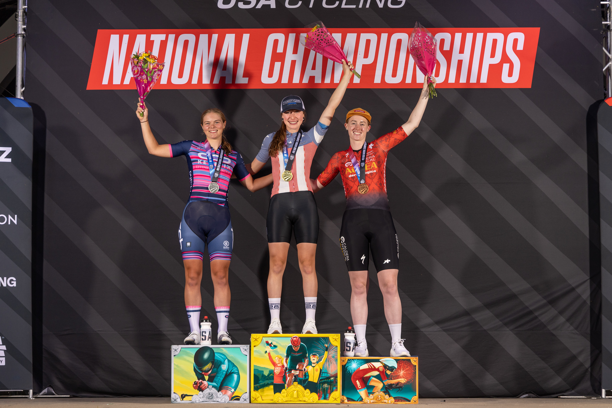 US Road National Championships: Sabo, Che power to stars and stripes in Under-23 criteriums