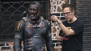 James Gunn directing Idris Elba in The Suicide Squad