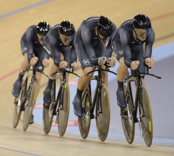 New Zealand came third in the pursuit qualifying
