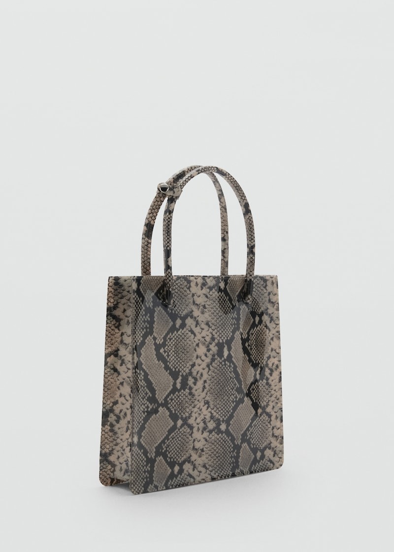 Mango, Animal-Print Double-Handle Handbag