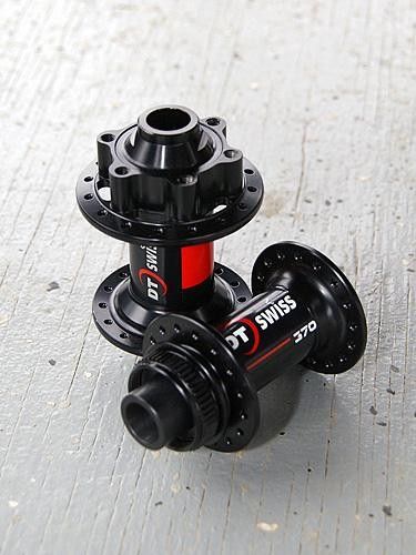 DT Swiss has jumped on the 15mm thru-axle bandwagon with several compatible front hubs, several of which use dedicated shells instead of converted 20mm versions.