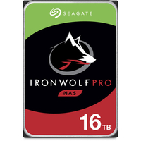 Seagate IronWolf Pro | 16 TB | 7200 RPM | 256 MB cache | 550TB per year workload $329.99 $269.99 at B&amp;H (save $60)