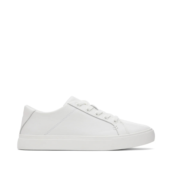 A pair of white trainers
