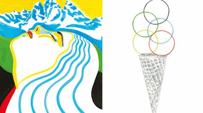 olympics posters artists Maddalena Tesser and Giorgia Garzilli