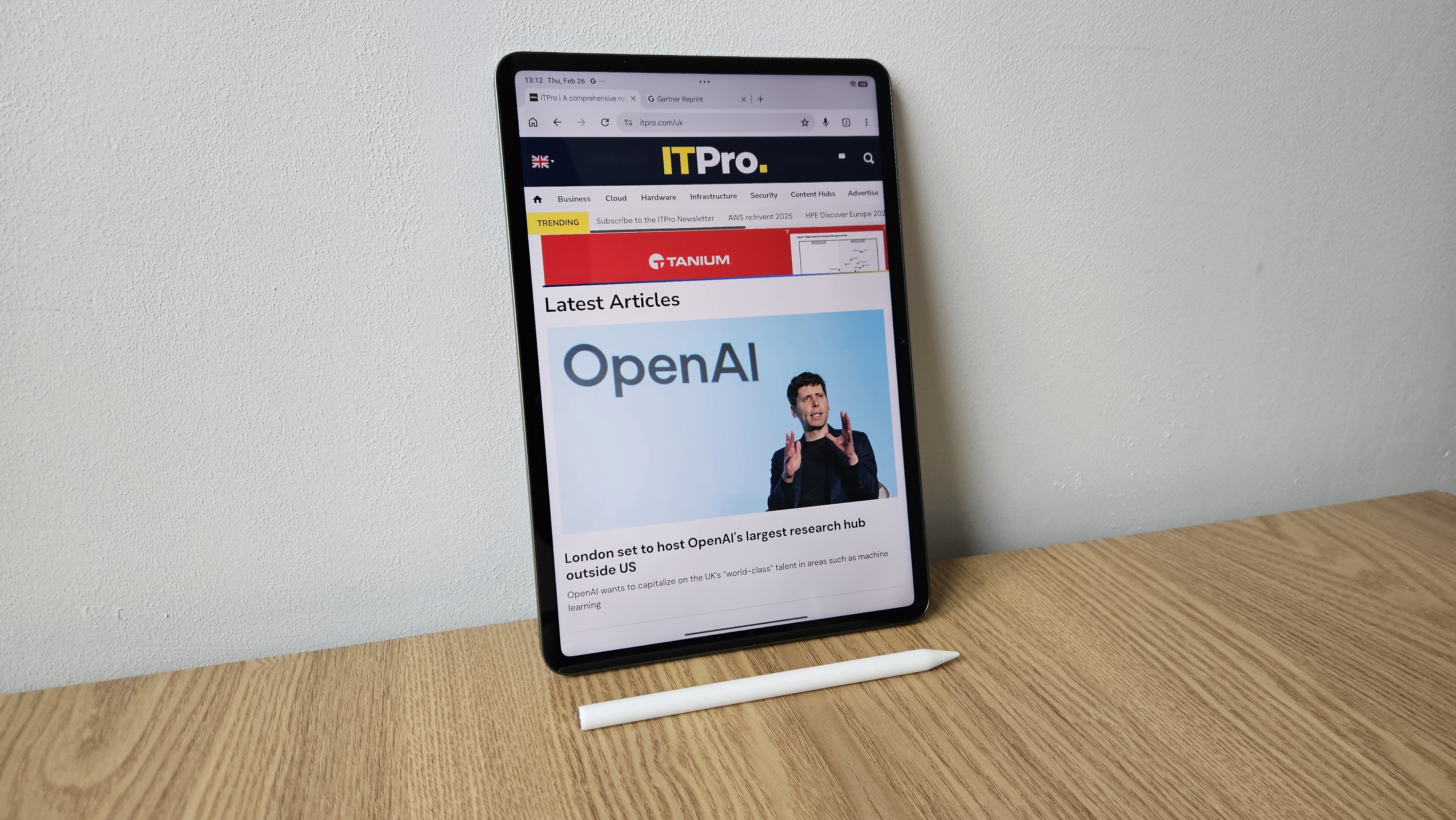 The Xiaomi 8 Pro on a desk