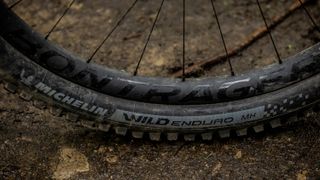 Michelin Wild Enduro MH tire fitted to a wheel