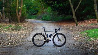 Skream Ranger gravel fixed gear bike pictured on a gravel path
