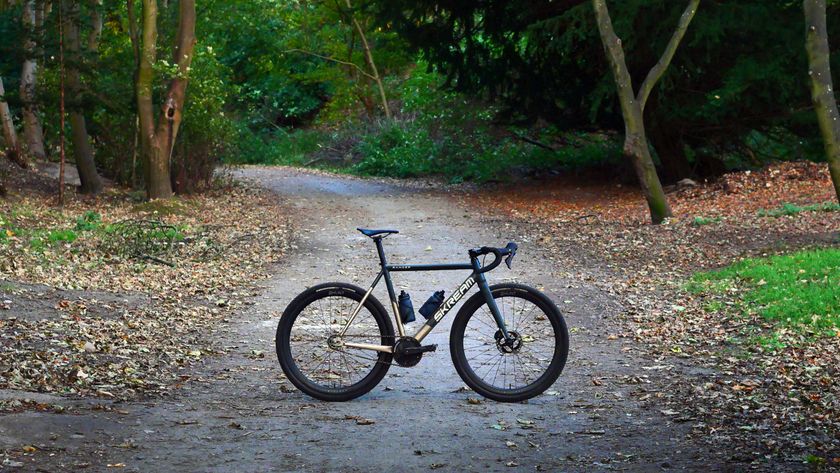 Skream Ranger gravel fixed gear bike pictured on a gravel path