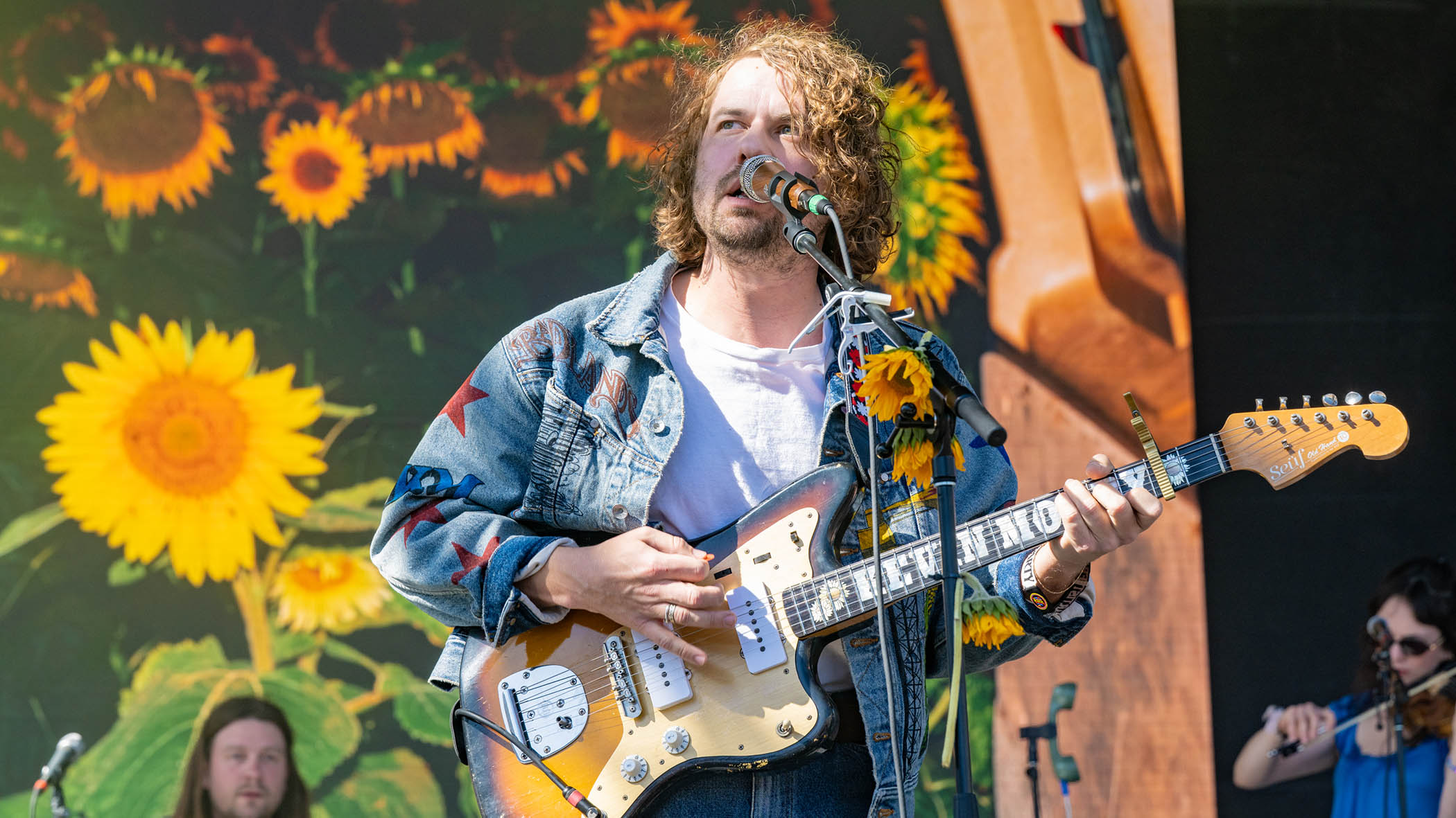Kevin Morby plays his J-style electric live at Kilby Block Party at Utah State Fairpark.