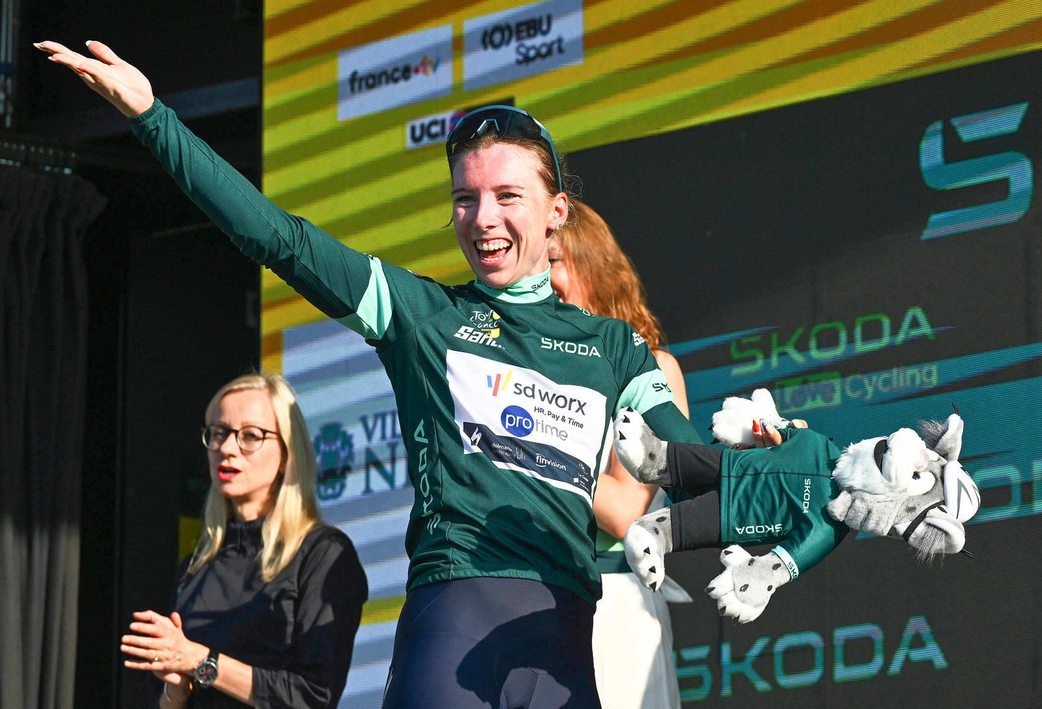 Super sprinter Lorena Wiebes' pair of stage wins and green jersey triumph were the highlights of SD Worx-Protime's Tour