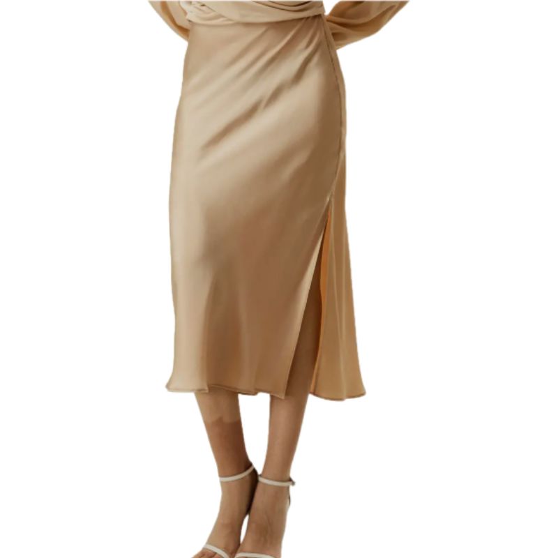 Lilysilk, Minimalist Aesthetic Silk Poppy Skirt