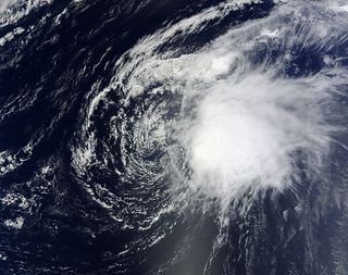 Tropical Storm Oscar satellite image