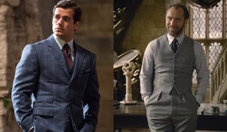 Henry Cavill and Jude Law side by side