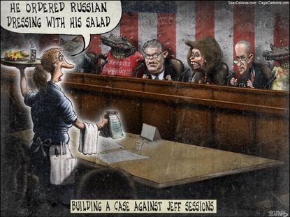 Congress Democrats Franken Pelosi Schumer Jeff Sessions case Russia