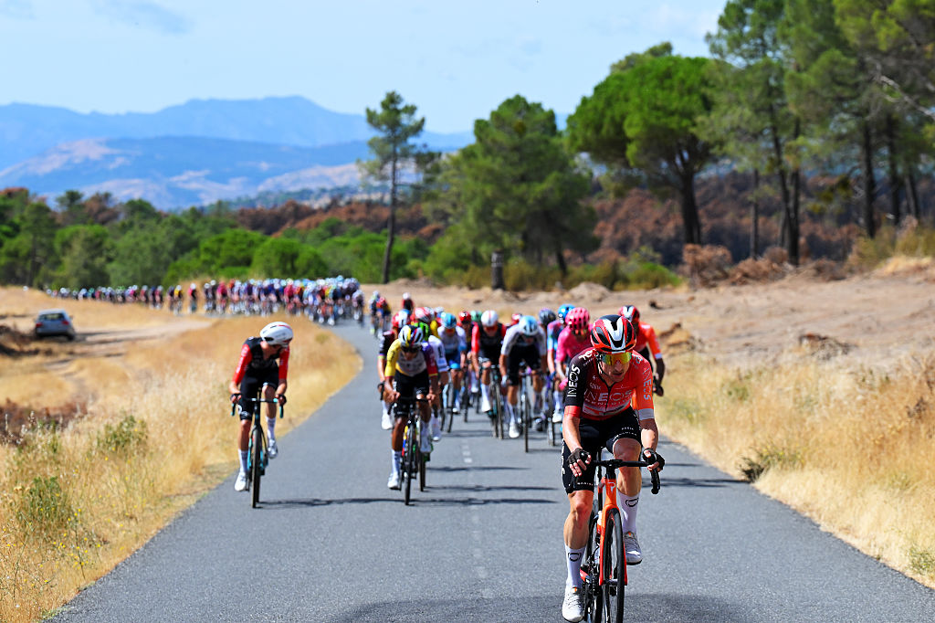 ROBLEDO DE CHAVELA, SPAIN - SEPTEMBER 13: Victor Langellotti of Monaco and Team INEOS Grenadiers attacks during the La Vuelta - 80th Tour of Spain 2025, Stage 20 a 164.8km stage from Robledo de Chavela to Bola del Mundo. Puerto de Navacerrada 2253m / #UCIWT / on September 13, 2025 in Robledo de Chavela, Spain. (Photo by Tim de Waele/Getty Images)