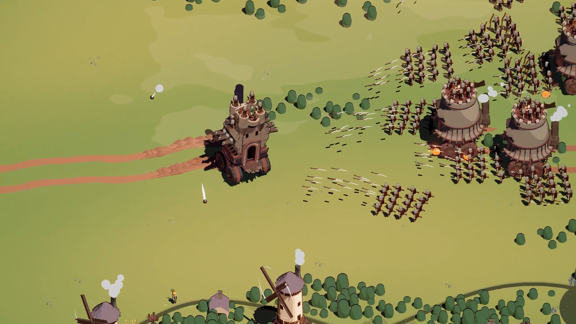 Wanderburg castles in a grassy field