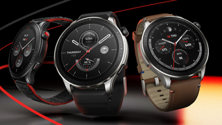 Three Amazfit GHT 4 watches