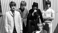 (from left) Jim McCarty, Chris Dreja, Jimmy Page, Keith Reif and Jeff Beck, pictured in 1966