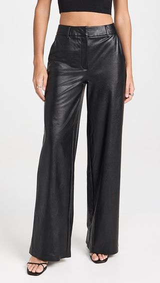 Commando Faux Leather Wide Leg Trousers