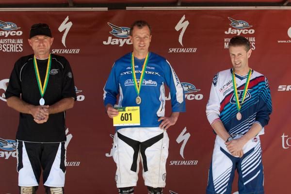 Master men's podium