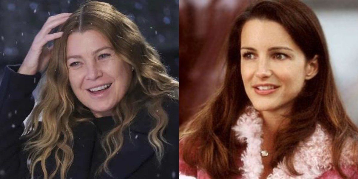 Ellen Pompeo as Meredith Grey in Grey&#039;s Anatomy kristin davis charlotte sex and the city