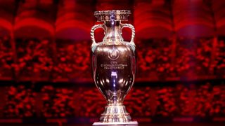 Uefa European football championship trophy Euro 2020