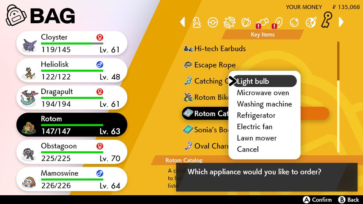 Pokemon Sword and Shield Rotom How to get the appliance Pokemon and