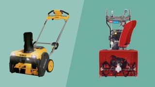 Single-stage vs two-stage snow blowers