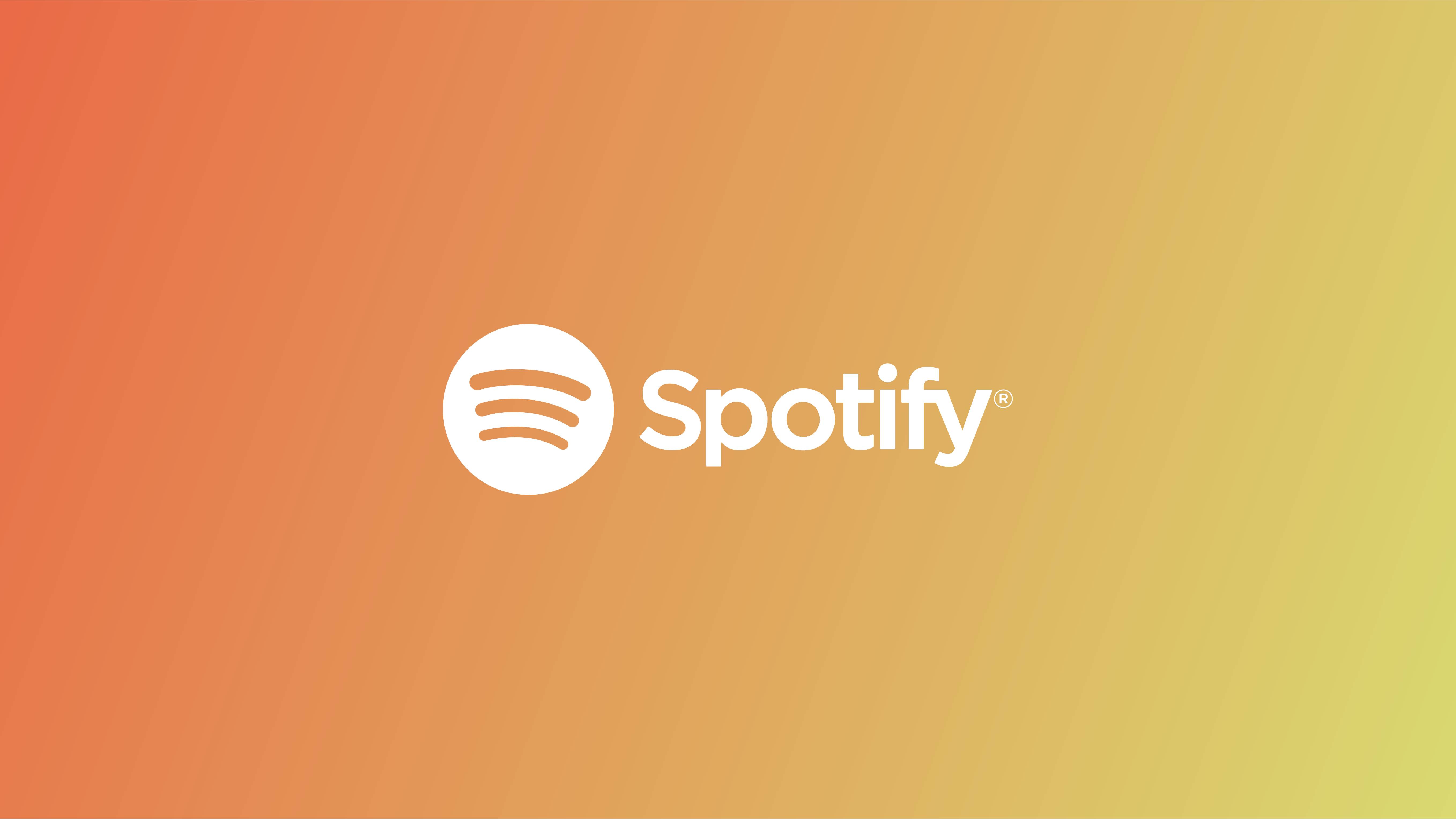 Логотип Spotify на градиенте баннер