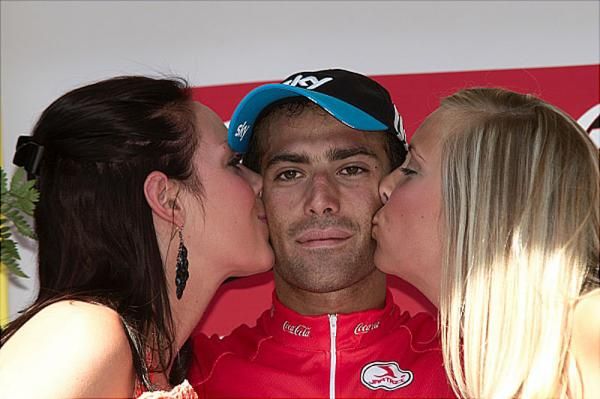 Davide Appollonio (Sky Procycling) on the podium