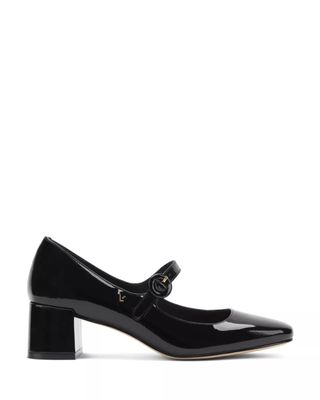 Larroudé, Blair Buckled Ankle Strap Block Heel Pumps