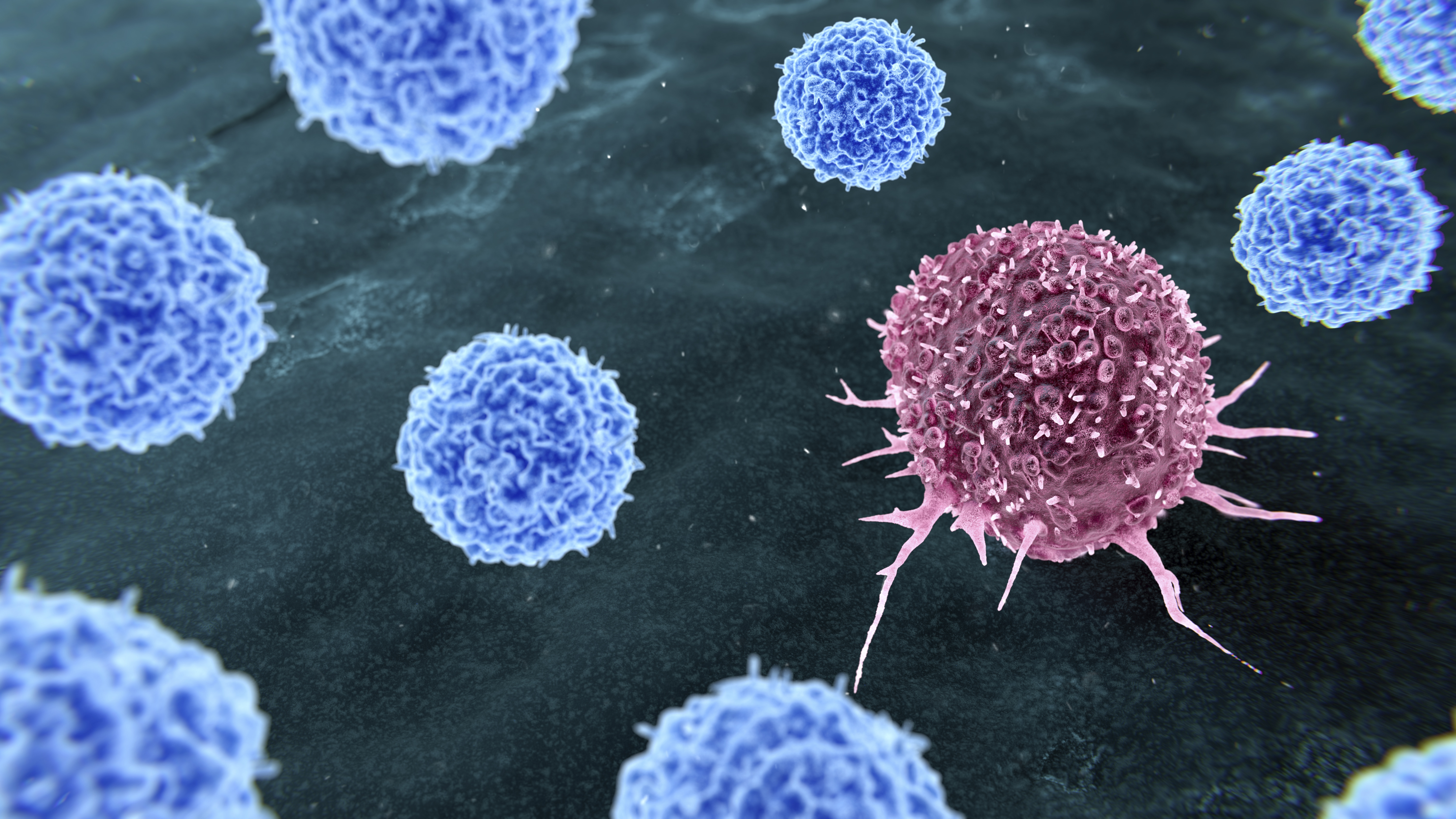 Cancer cell illustration