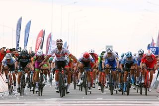 Fernando Gaviria (UAE Team Emirates) wins stage 2 of Vuelta a San Juan