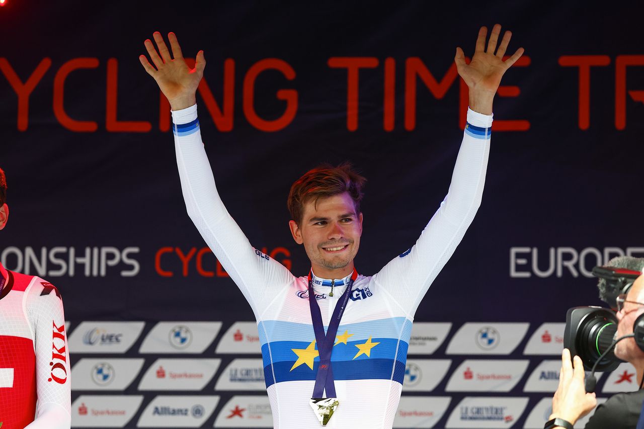 European Championships Munich 2022 - 2022 UEC Road Elite European Championships - Men's ITT - 17/08/2022 - Stefan Bissegger (SUI) - photo Luca Bettini/UEC/SprintCyclingAgency&Acirc;&copy;2022