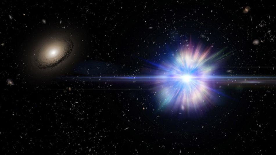 Artist&amp;#039;s depiction of an exiled supernova