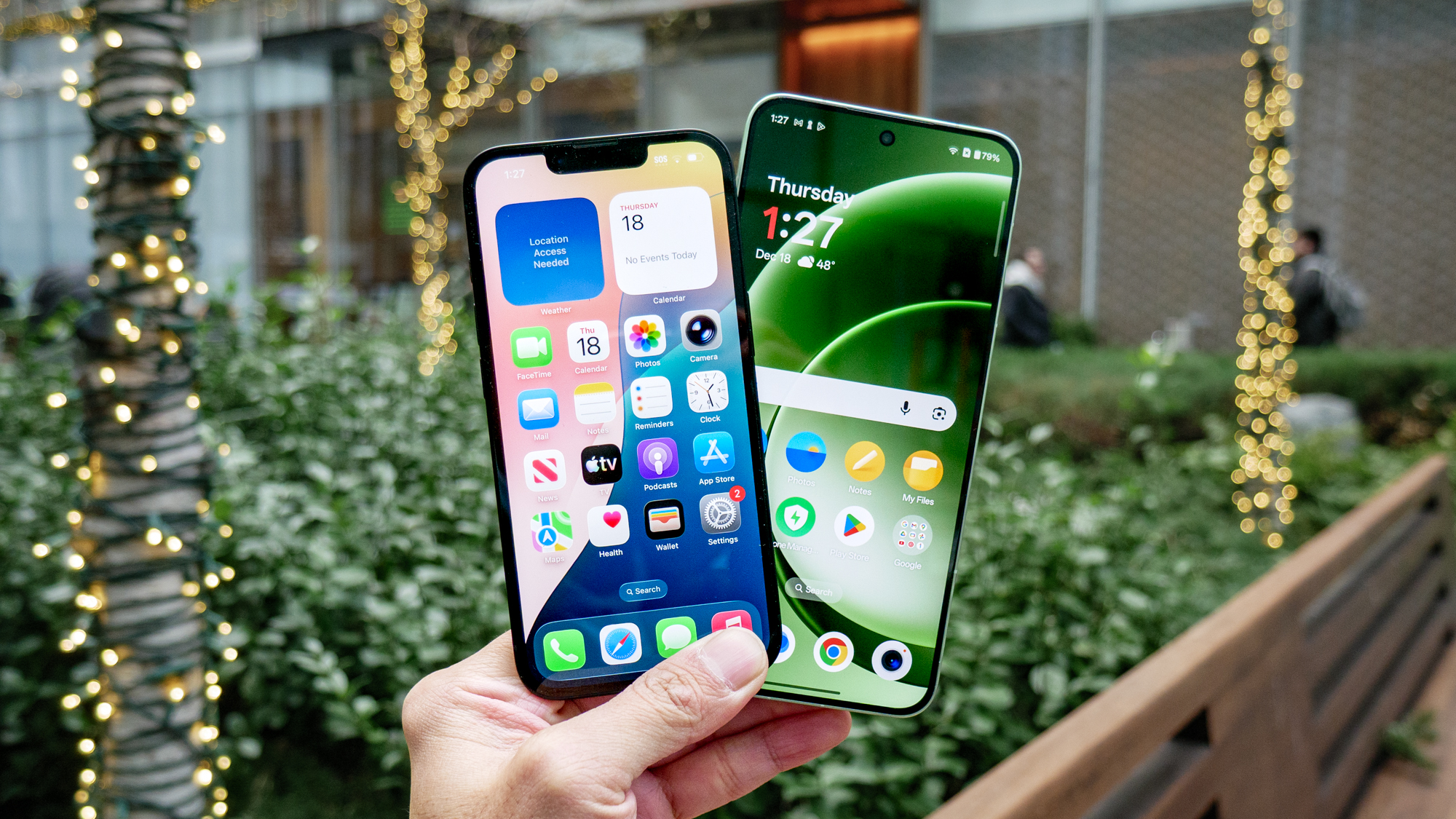 OnePlus 15R vs iPhone 16e.