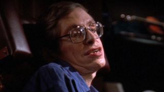 Stephen Hawking playing poker in Star Trek: The Next Generation