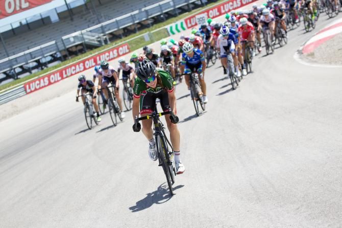 Anna Grace Christiansen riding for Colavita-Fine Cooking.