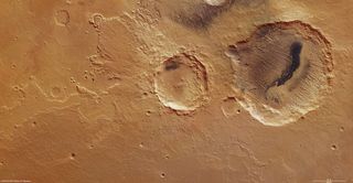 Danielson and Kalocsa Craters on Mars