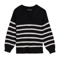 Striped Collared Jumper, £25 | Marks and Spencer