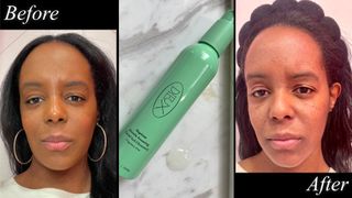 Nykia Spradley using Dieux Baptism Gentle Foaming Facial Gel Cleanser