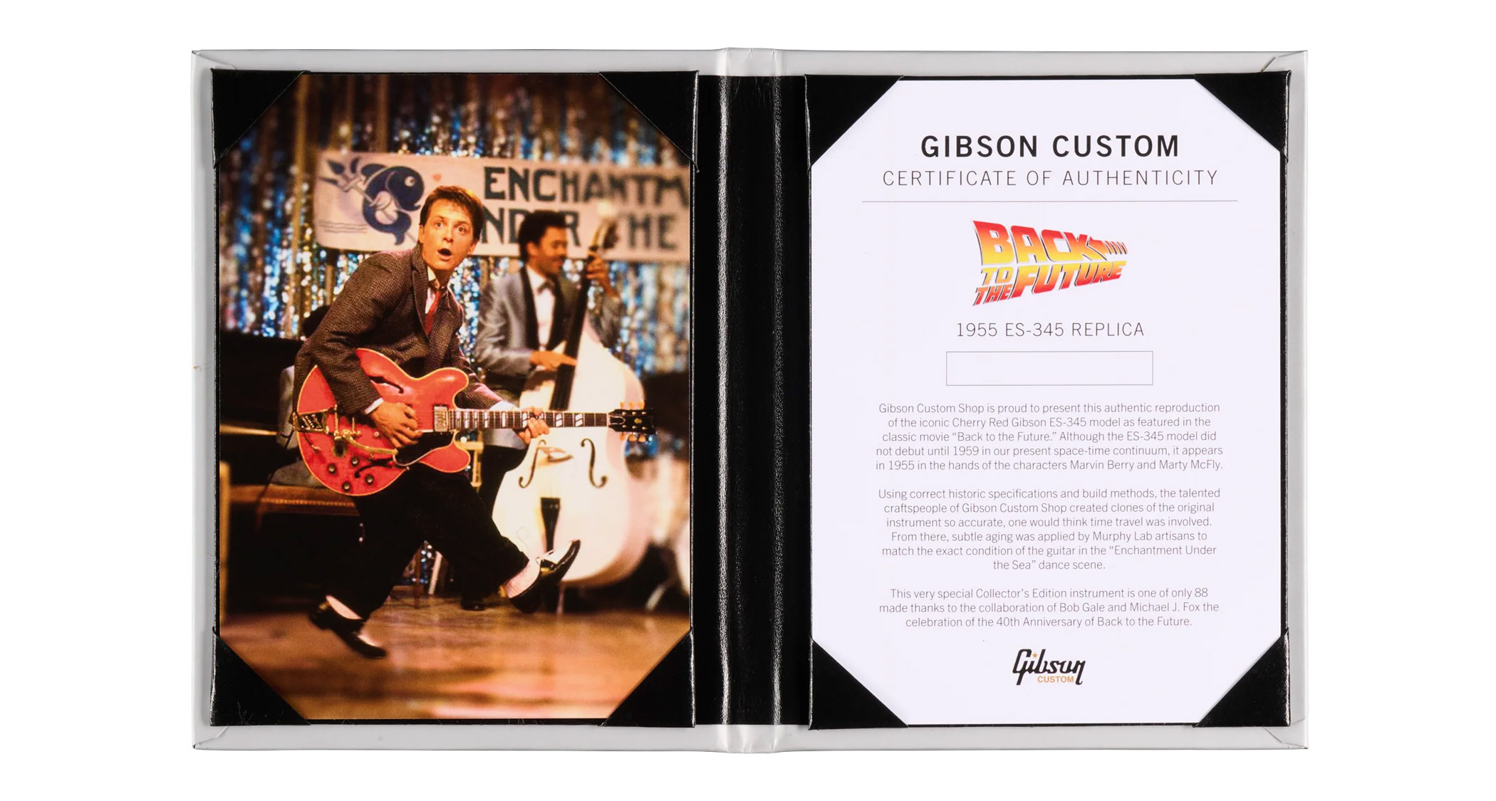 Gibson Custom Back To The Future ES-345 Collector's Edition