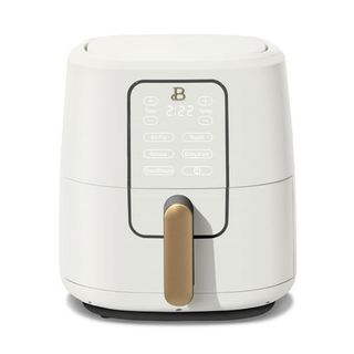 Beautiful 6 Qt Air Fryer With Turbocrisp Technology and Touch-Activated Display, White Icing by Drew Barrymore