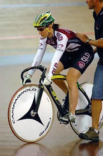 Anna Meares has a firm spot