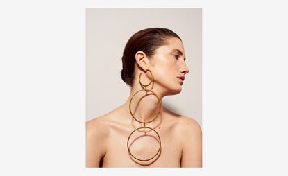 ‘Nexus’ shoulder earring, by Jenny Sweetnam