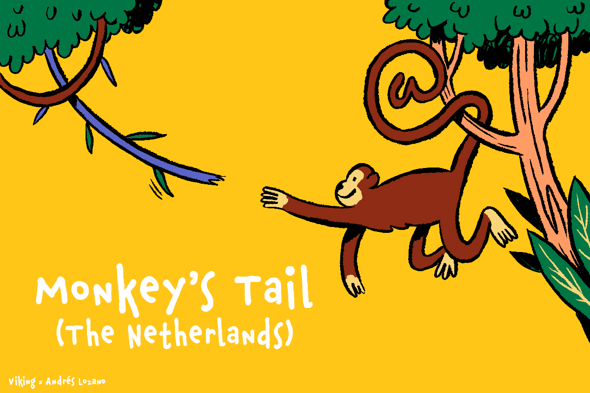 Another animal allusion as the people of the Netherlands were inspired by a monkey's tail