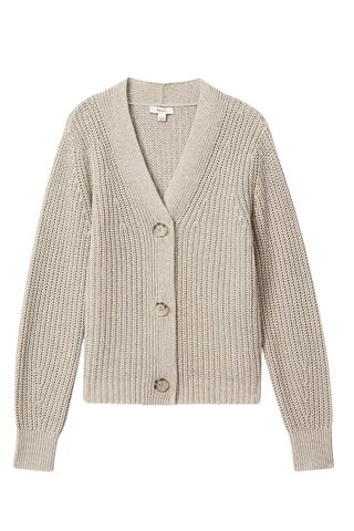 Ariana Cotton-Linen Blend Cardigan