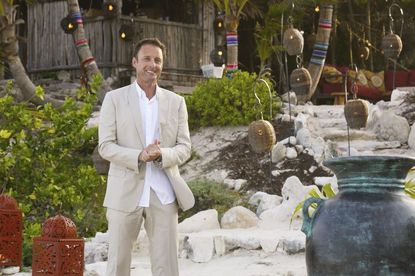 Chris Harrison used to sleep on the floor of the mansion between takes.